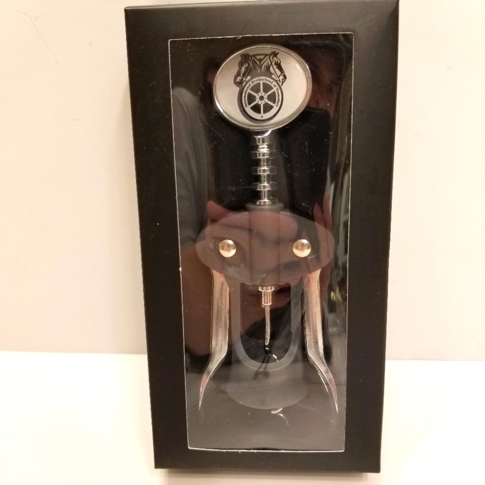 NIB Stainless Steel Wine Opener International Brotherhood of Teamsters